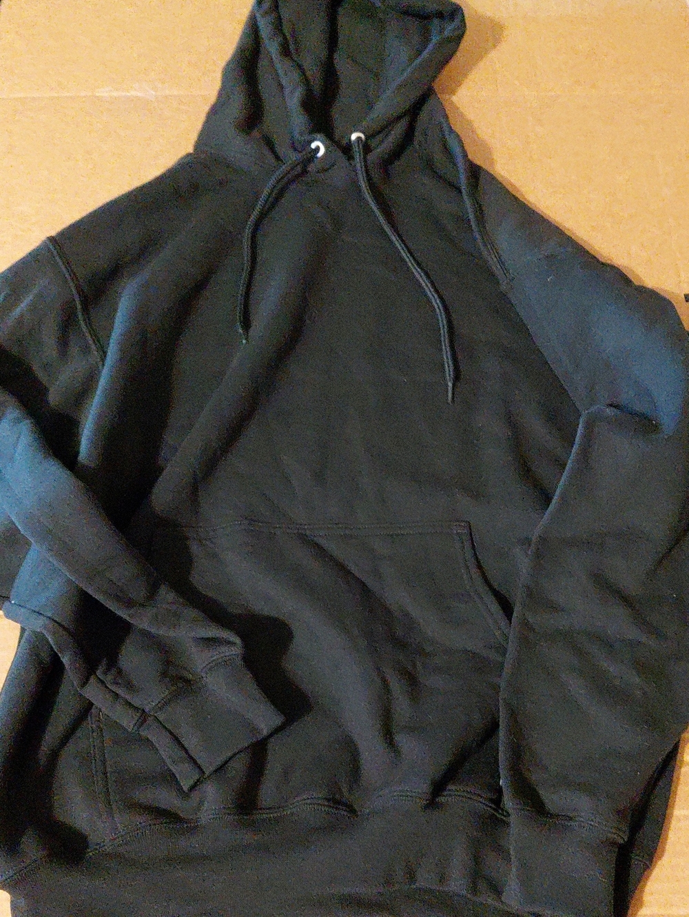 Pullover Hoodie Mens Large Port And Company Unworn Cotton Blended Fleece Blank